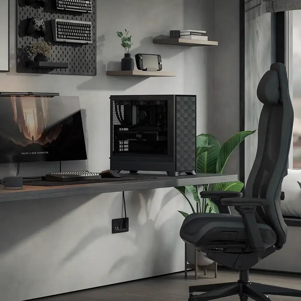 Caixa ATX FRACTAL DESIGN Pop 2 Air Black TG (ATX, Micro ATX, Mini-ITX - Midi Tower - Aço - Preto), miniatura 3