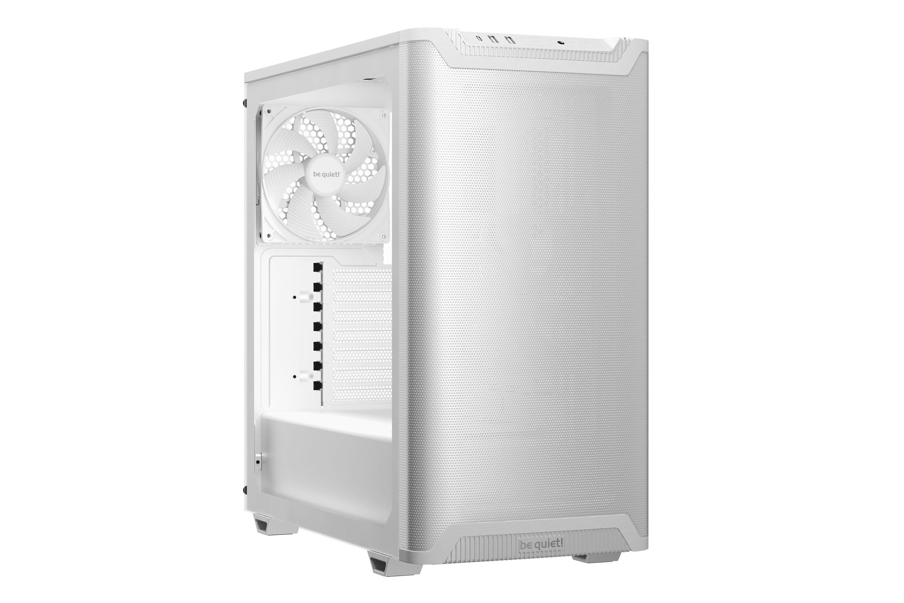 Caixa PC BE QUIET! Pure Base 501 Airflow Window BGW75 (ATX, micro ATX, Mini-ITX - ATX, PS/2 - Midi Tower - Branco)