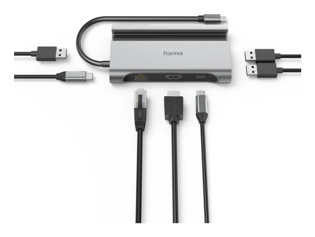 Hub USB-C HAMA Connect2Mobile V2 (0,15 m - Antracite) — miniatura 3