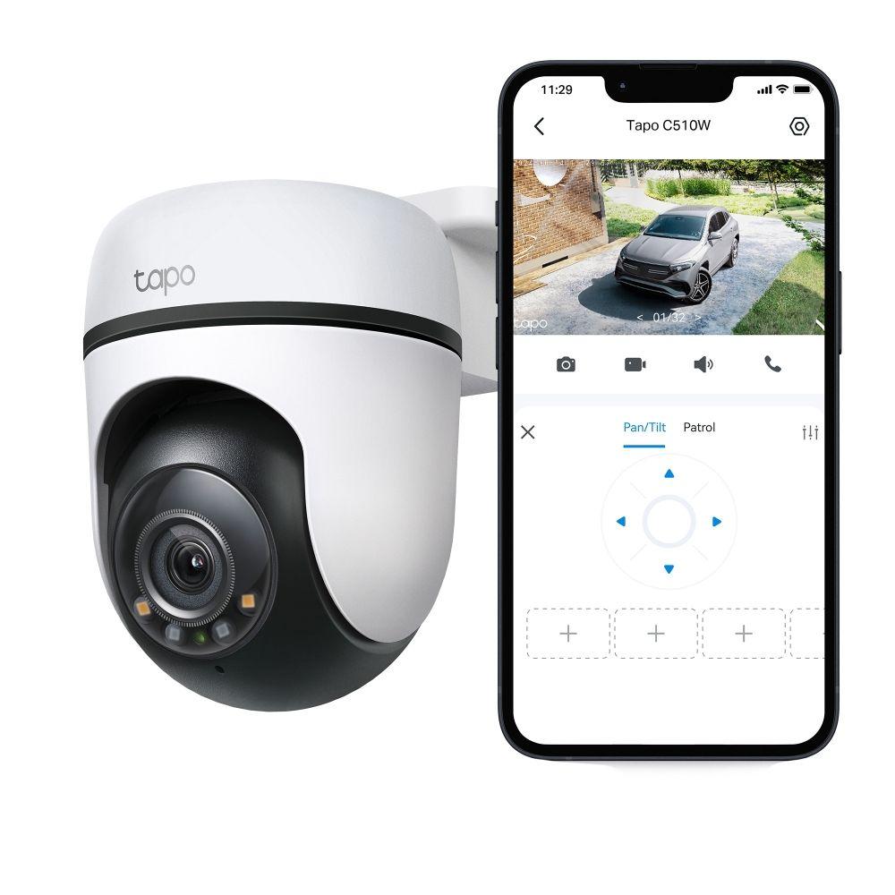 Câmara de Segurança IP TP-LINK Tapo C510W (Interior e exterior - 3 MP - 2304 x 1296 pixels - Branco e Preto), miniatura 7