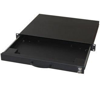 Gaveta de Teclado e Rato para Rack EQUIP 260420 (19" - 1U - Preto)