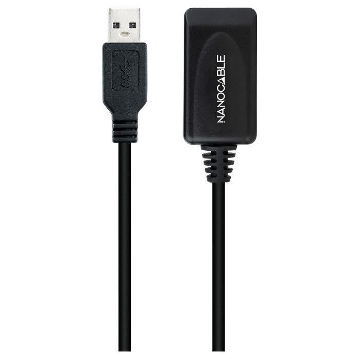Cabo de Extensão USB NANOCABLE 10.01.0212 (10 m - USB A - Preto) — miniatura 4