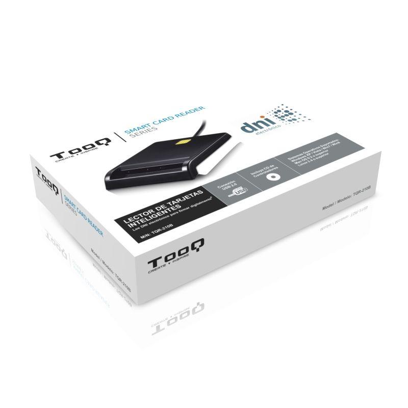 Leitor de Cartões de Cidadão TOOQ TQR-210B (USB 2.0 - Preto), miniatura 4