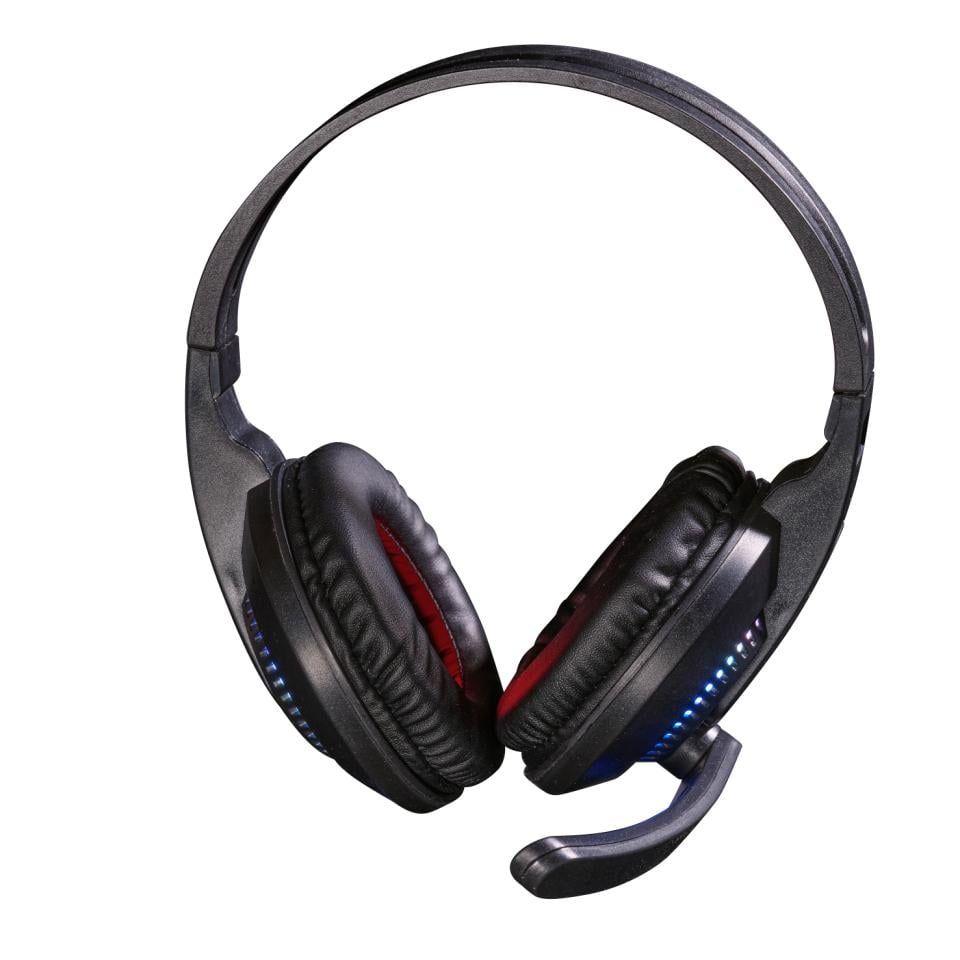 Headset Gaming DENVER GHS-101 (Binaural - Com fios - Supra-aural - Preto)