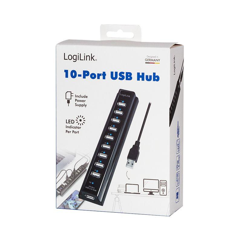 Hub USB 2.0 LOGILINK UA0096 (Preto) — miniatura 7