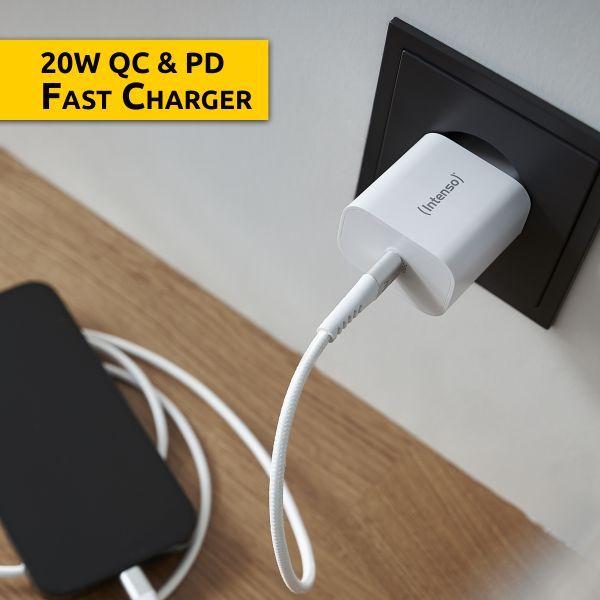 Carregador USB-C INTENSO W20C (20 W - Branco), miniatura 3
