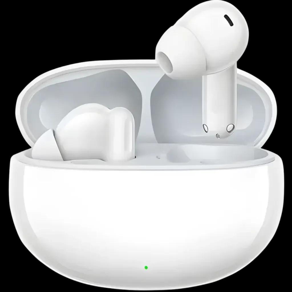 Auscultadores REALME TechLife Buds (Bluetooth 5.4 - 10 mm - Ambiental por IA nas chamadas - Branco)