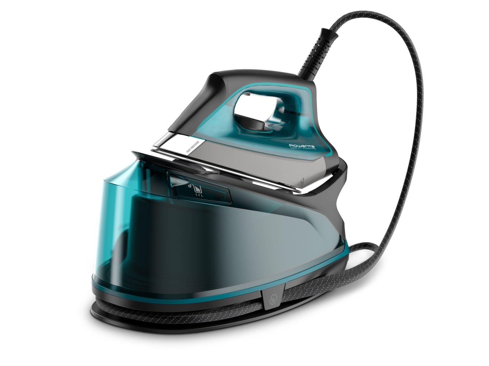Centro de Engomar ROWENTA DG7623F0 (2200 W - 1,1 l - 325 g/min - Preto e Azul)