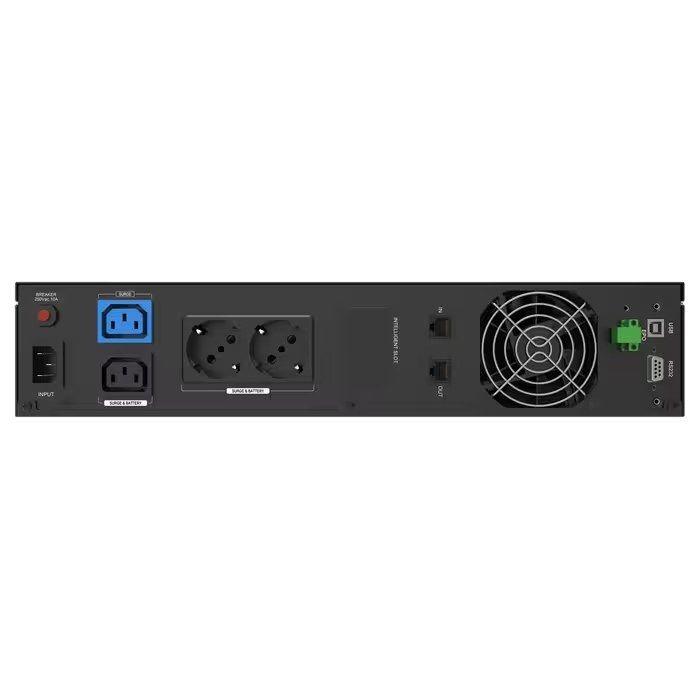 UPS Line-Interactive Rack PHASAK PH 7512 (Cabo de alimentação de energia - Cinzento) — miniatura 3
