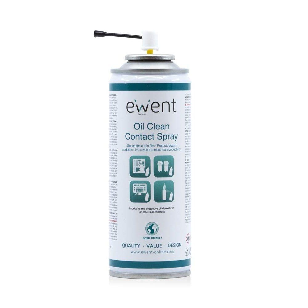 Spray de Limpeza de Contactos EWENT EW5615 (Verde e Branco)