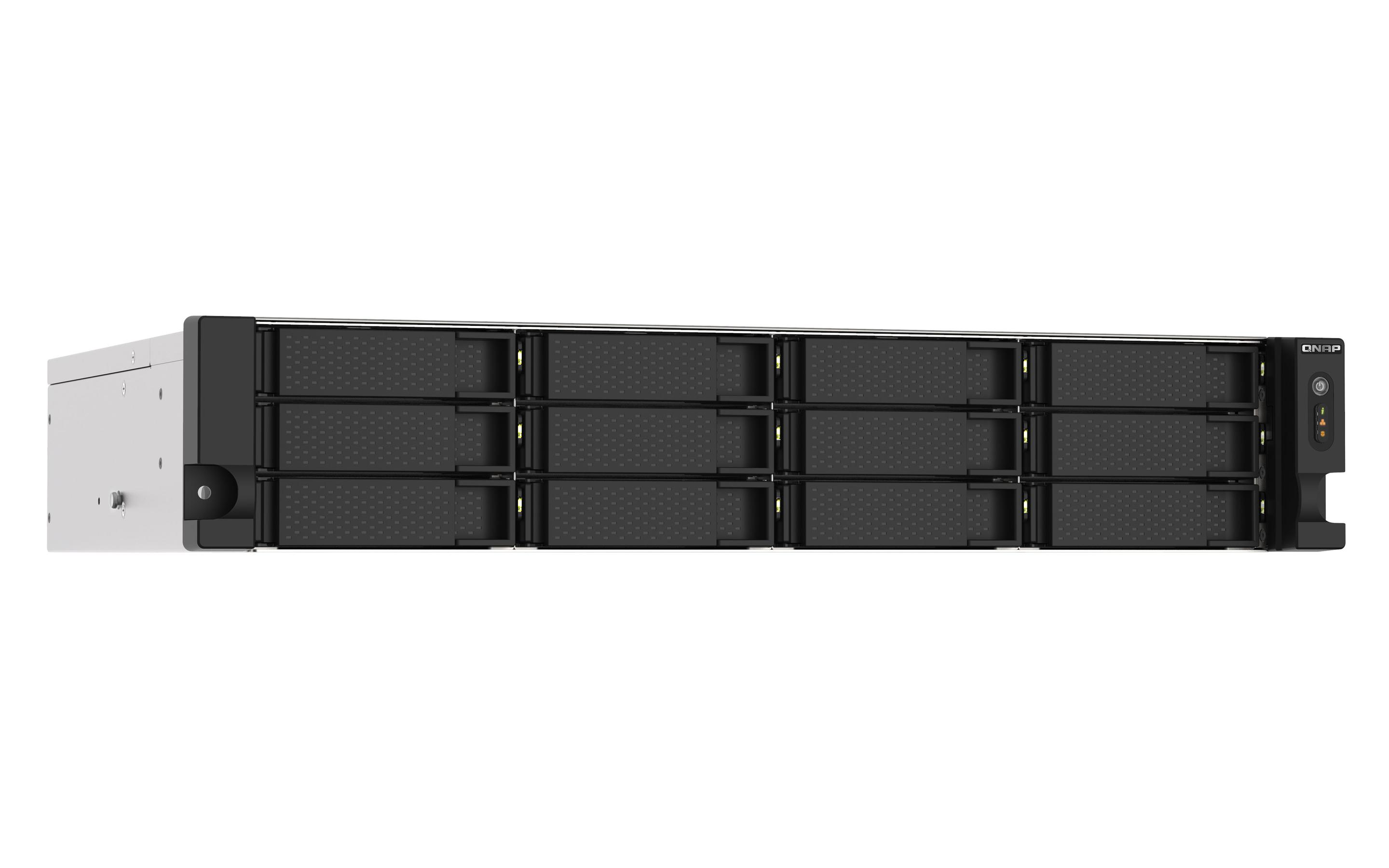 NAS QNAP TS-1273AU-RP-8G (Serial ATA II, Serial ATA III - 8 GB - 12 baias - Alumínio e Preto), miniatura 5