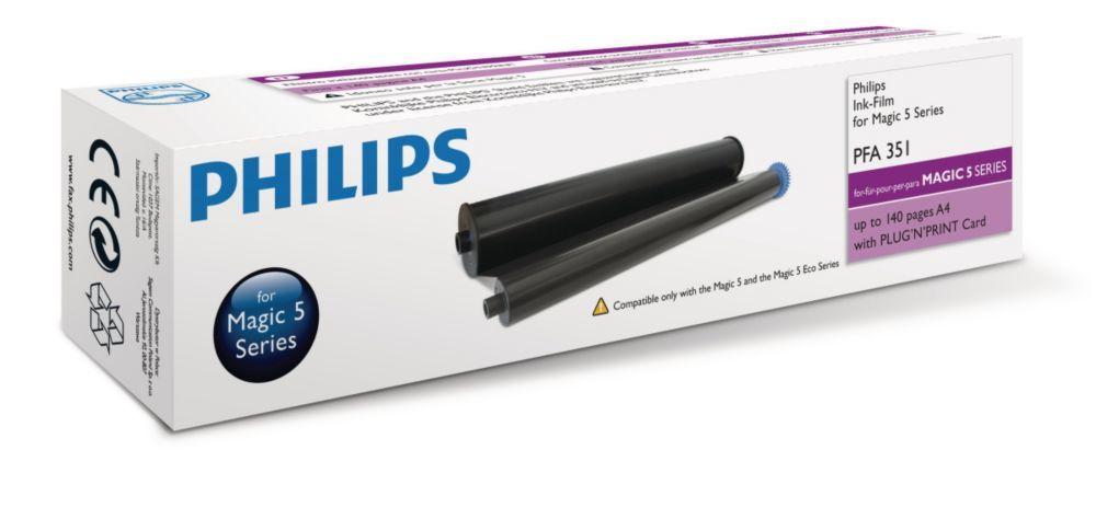Rolo de Transferência para Fax PHILIPS PFA-351 (140 páginas - PPF 631/632/650/675/685/695 - Preto)
