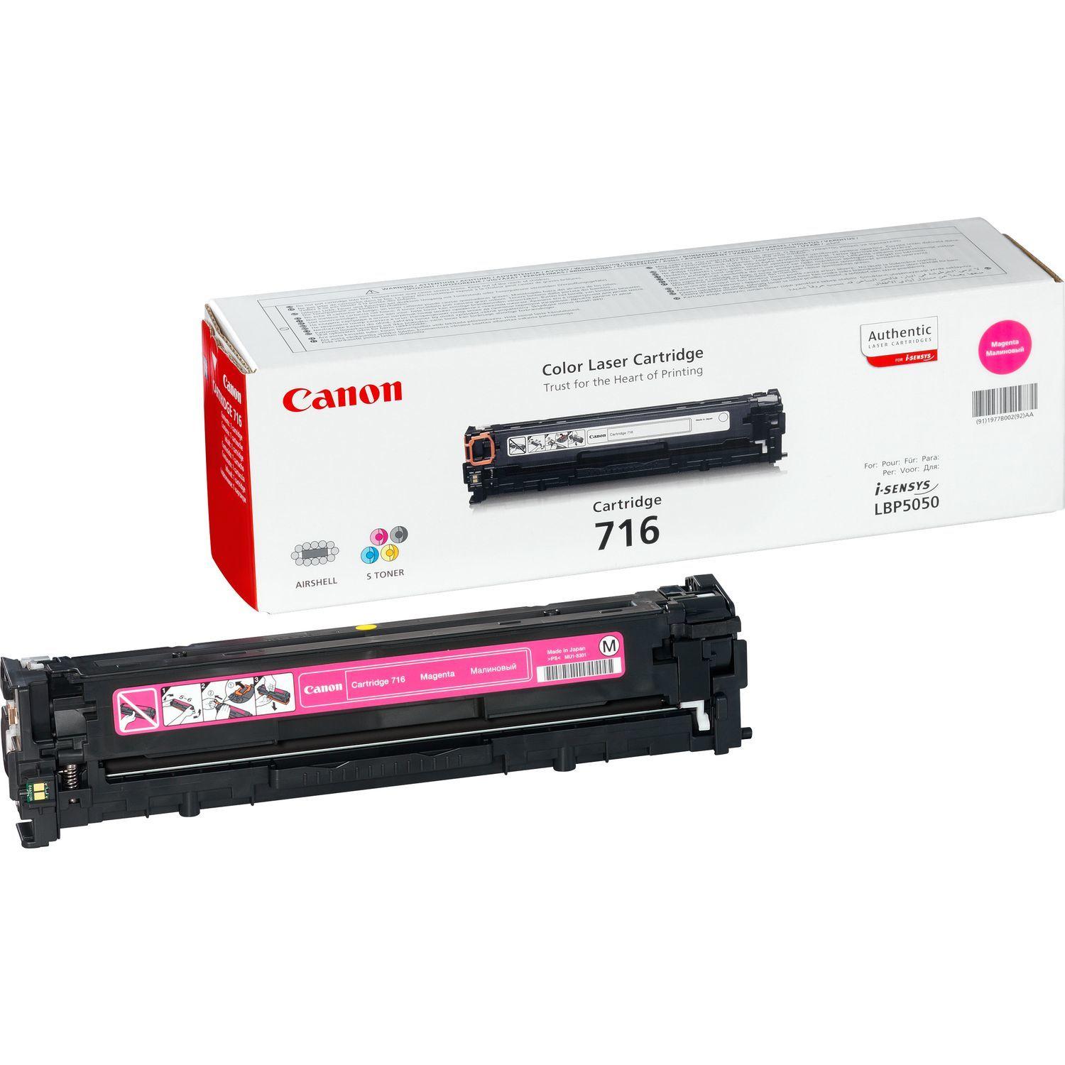 Toner CANON 716M (1500 páginas - Magenta)