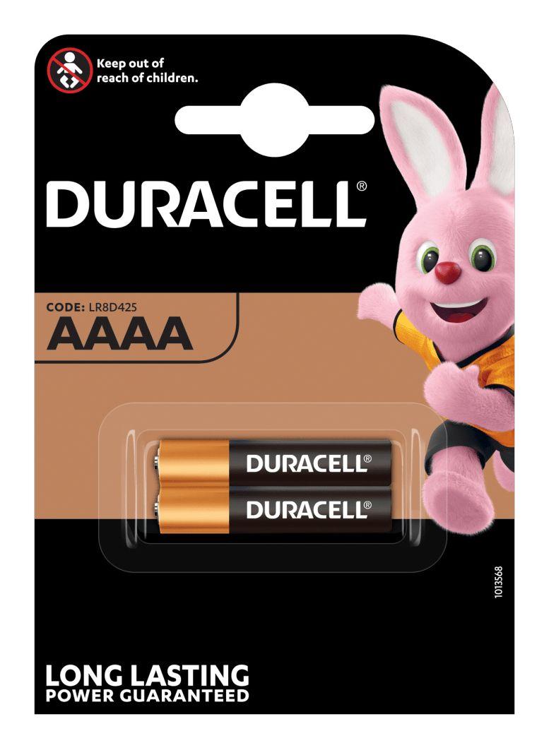 Pack de 2 Pilhas Alcalinas DURACELL MN2500 (Preto e Dourado)
