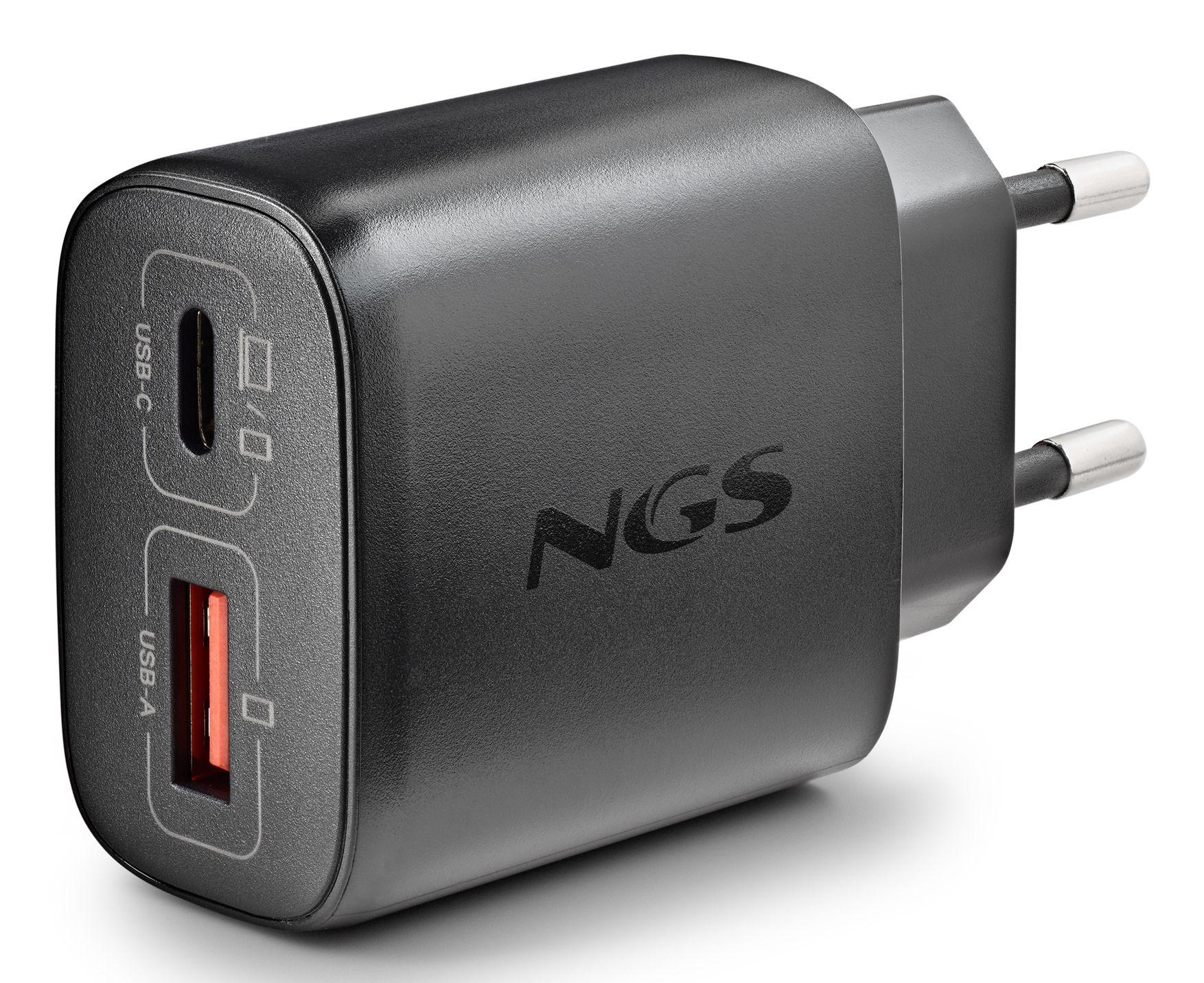 Carregador de Parede NGS ERA45WBLACK (45 W - 1.2 A - Preto), miniatura 4
