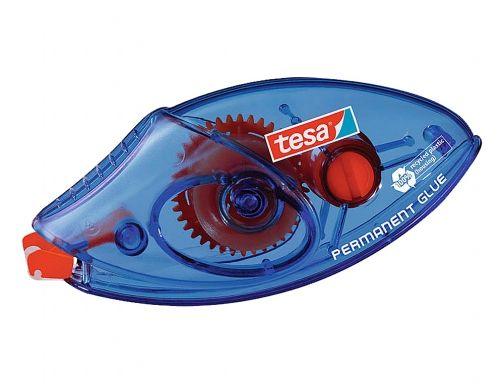 Aplicador de Cola Permanente TESA Roller EcoLogo (Fita - 8,4 mm x 8,5 m - Azul e Vermelho)