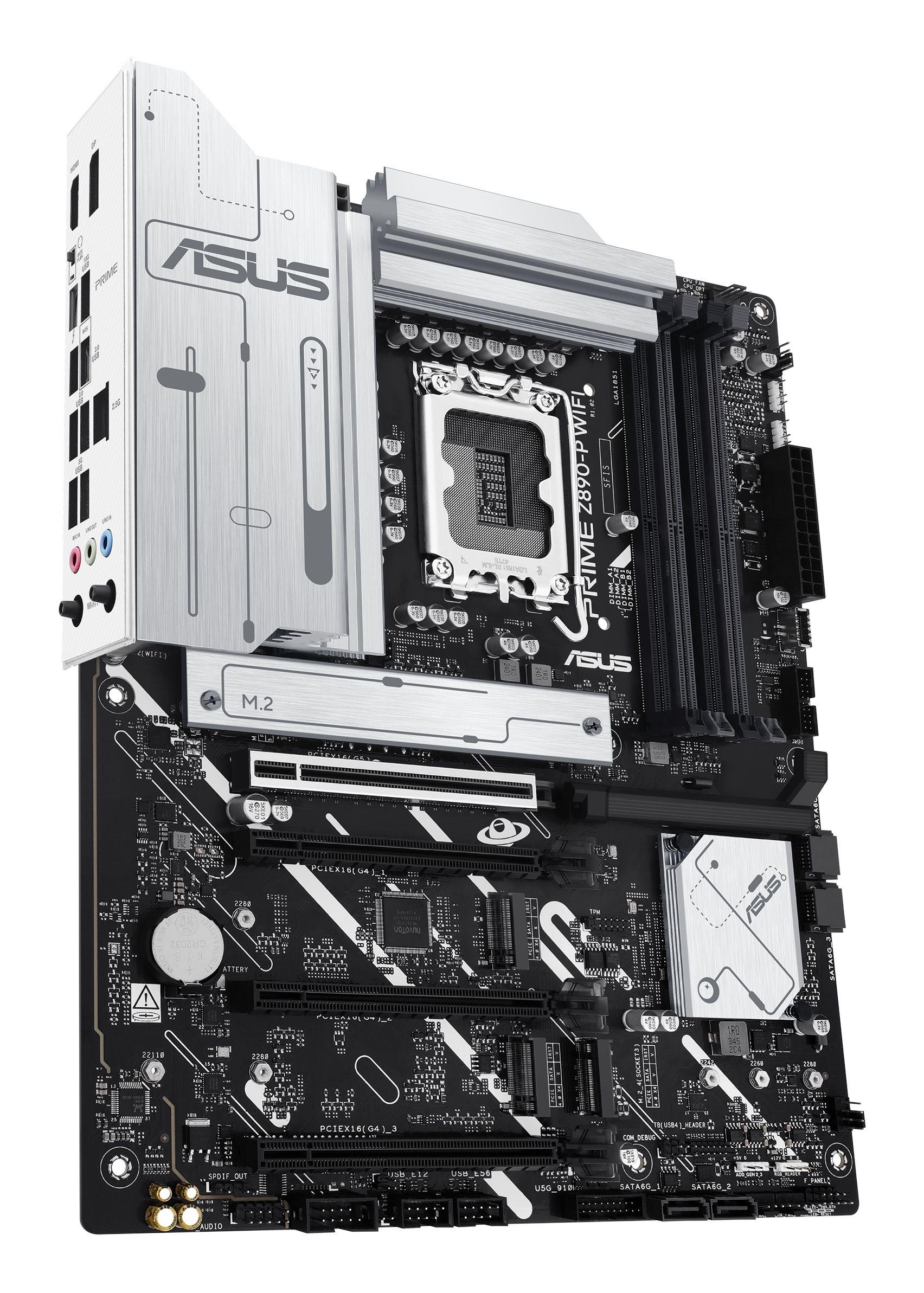Motherboard ASUS PRIME Z890-P WIFI (LGA 1851 (Socket V1) - Intel Core Ultra - ATX - Preto), miniatura 5