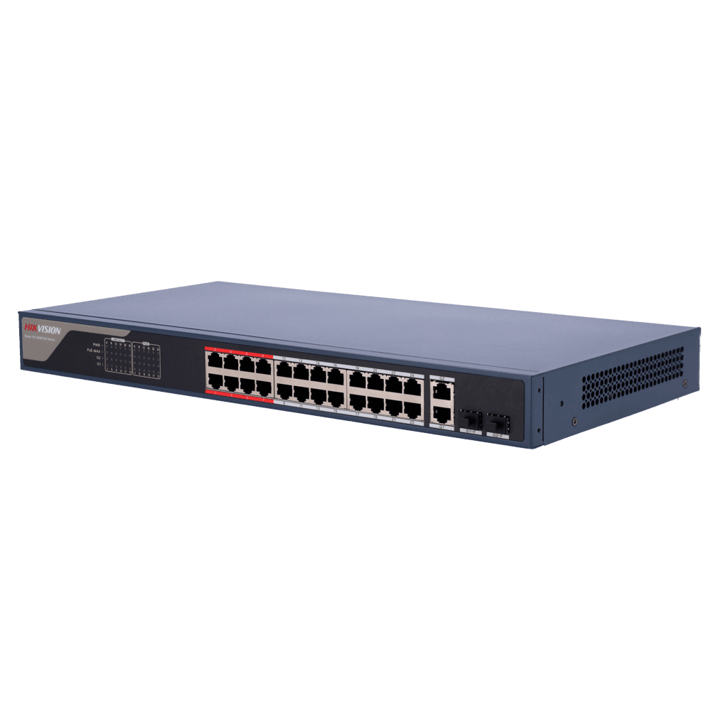 Switch PoE Gerível HIKVISION DS-3E1326P-EI(B) (Fast Ethernet - 4 MB - 14,8 Gbit/s - Azul)