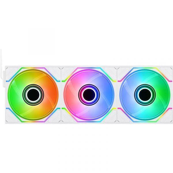 Pack de 3 Ventoinhas THERMALTAKE SWAFAN INFINITY EX12 ARGB Sync (ARGB multicolor - 3,6 W - Branco) — miniatura 2