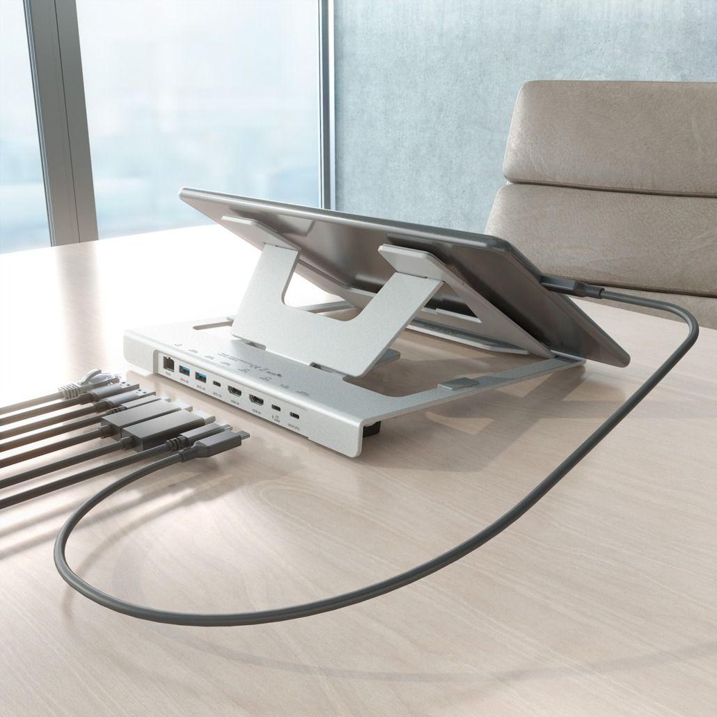 Suporte para Portátil e Tablet AISENS ASUC-7P046-GR (USB Type-C para USB Type-C - Cinzento) — miniatura 7