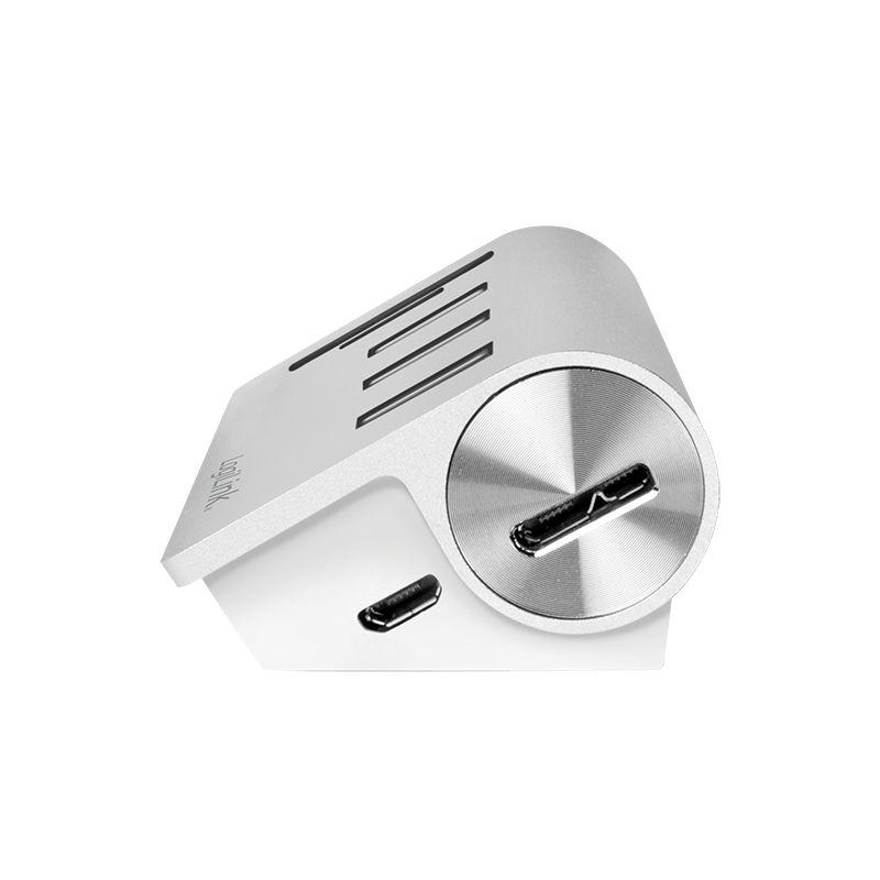 Hub USB LOGILINK CR0045 (Prateado), miniatura 4