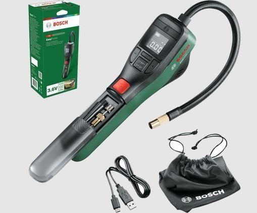 Bomba de Ar Elétrica BOSCH EasyPump (Preto, Verde e Vermelho) — miniatura 4