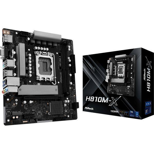 Motherboard ASROCK H810M-X GEN5 (LGA 1851 - Intel Core Ultra Série 2 - Micro ATX), miniatura 2
