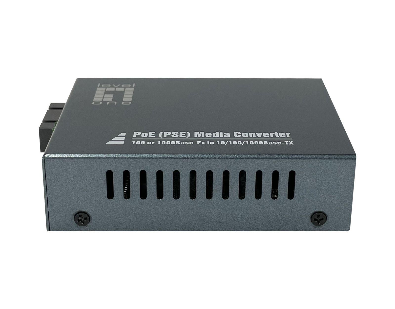 Conversor de Media LEVEL ONE GVT-2014 (1000 Mbit/s - Cinzento), miniatura 2