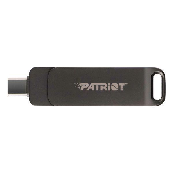 Pen USB PATRIOT Supersonic Rage R550 (32 GB - Rotação - USB Type-A / USB Type-C - Preto)