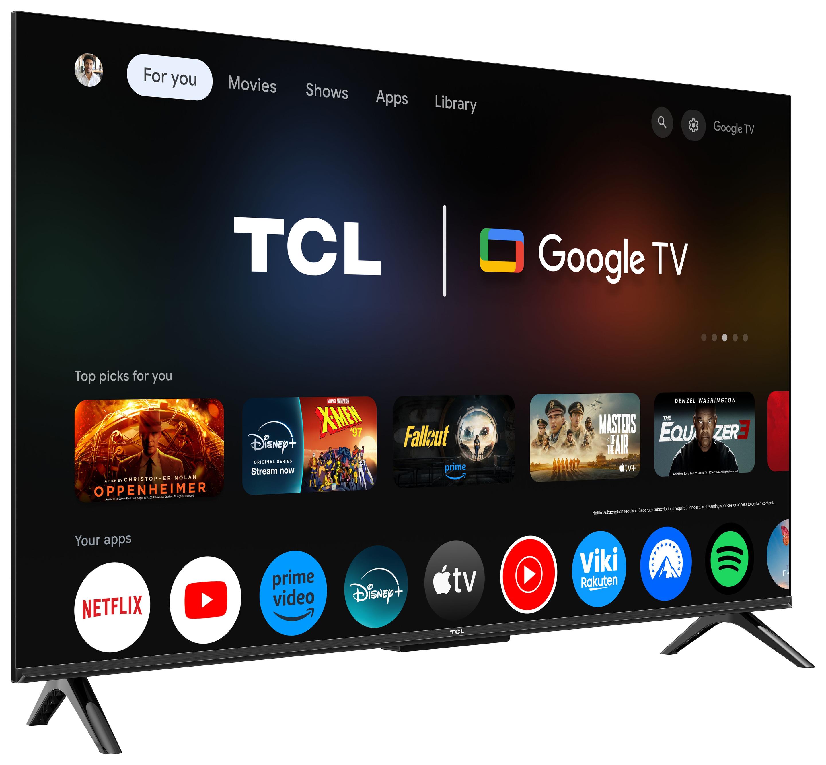 Televisão TCL TV 43T69C (43" - LED - 4K Ultra HD - Preto), miniatura 3