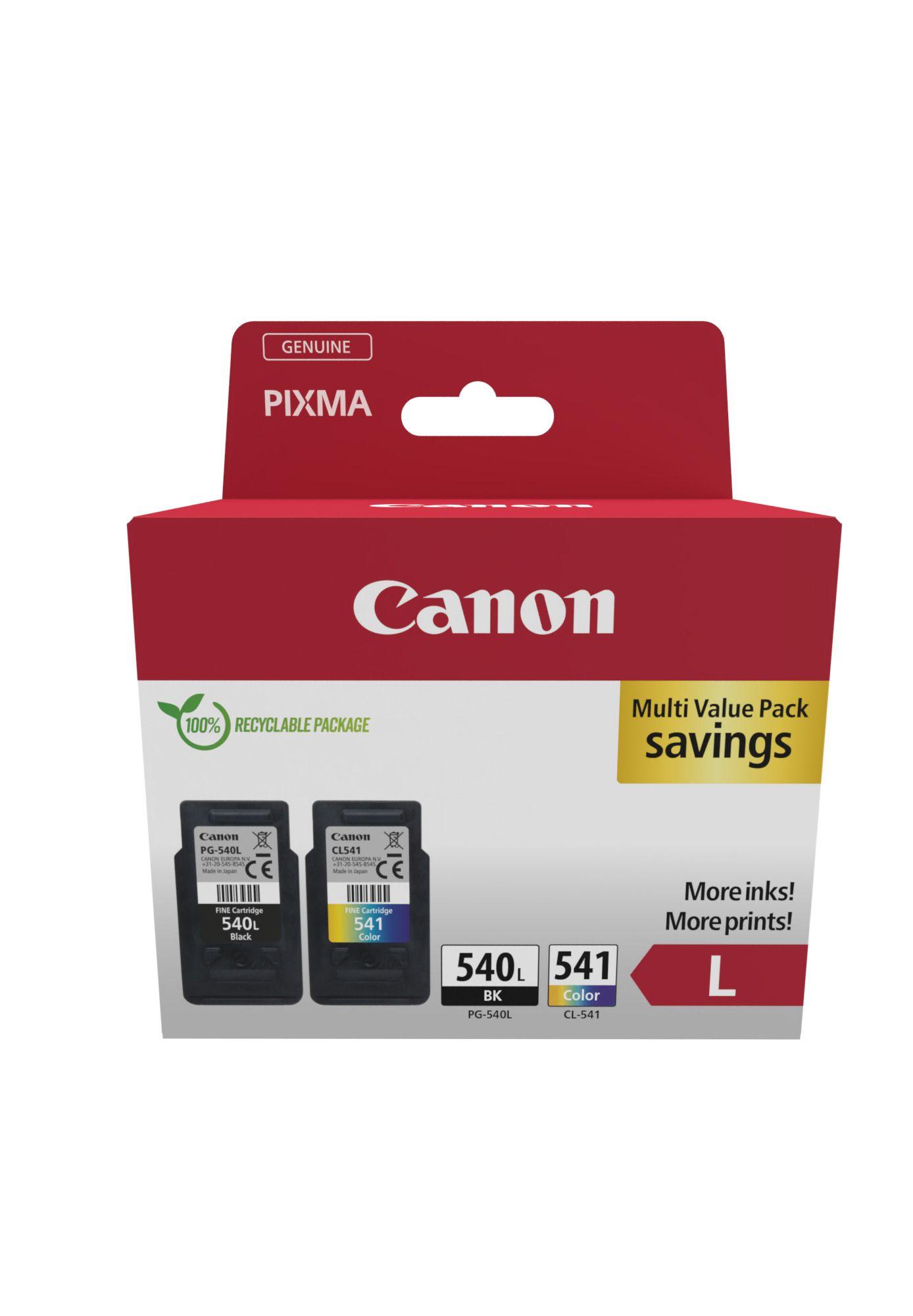 Multipack de Tinteiros CANON 5224B013 (PG-540L/CL-541XL - Preto, Ciano, Magenta e Amarelo)