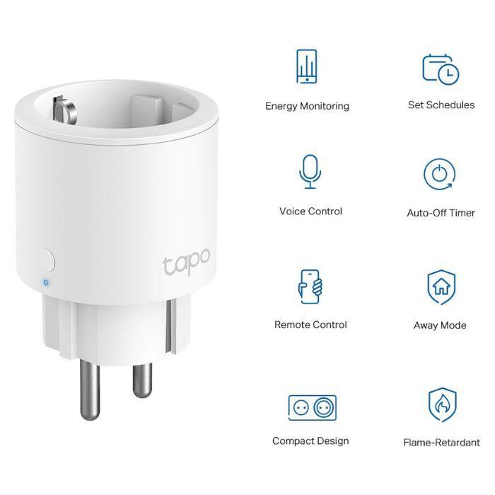 Tomada Inteligente TP-LINK Tapo P115 (Policarbonato - Branco) — miniatura 2