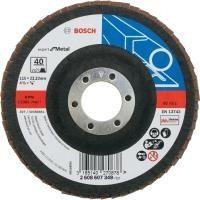 Disco de Lixa de Lamelas BOSCH X551 Expert for Metal (Fibra de vidro - 115 mm)