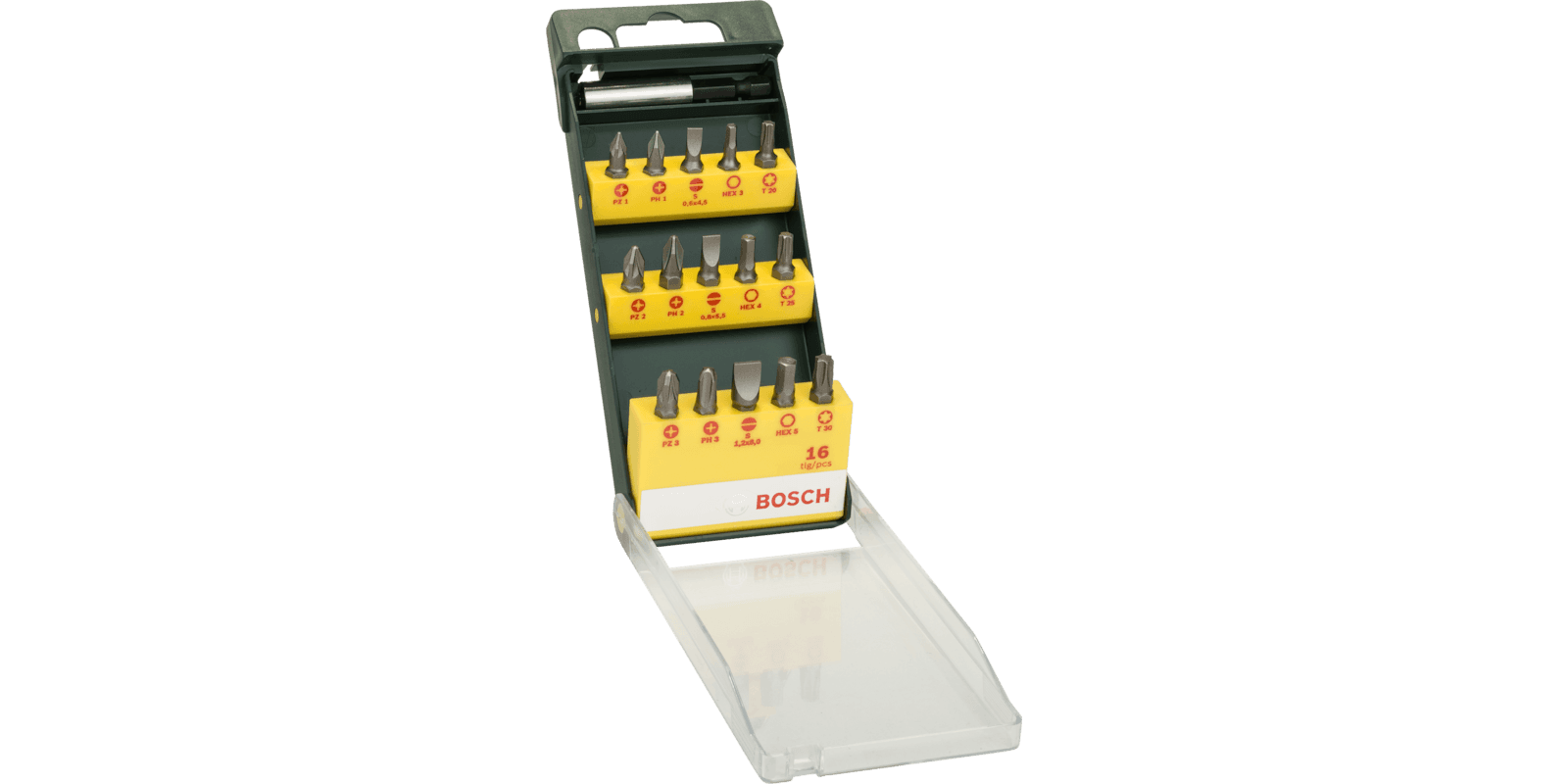 Conjunto de Pontas de Aparafusar BOSCH 2607019453 (16 Peças)