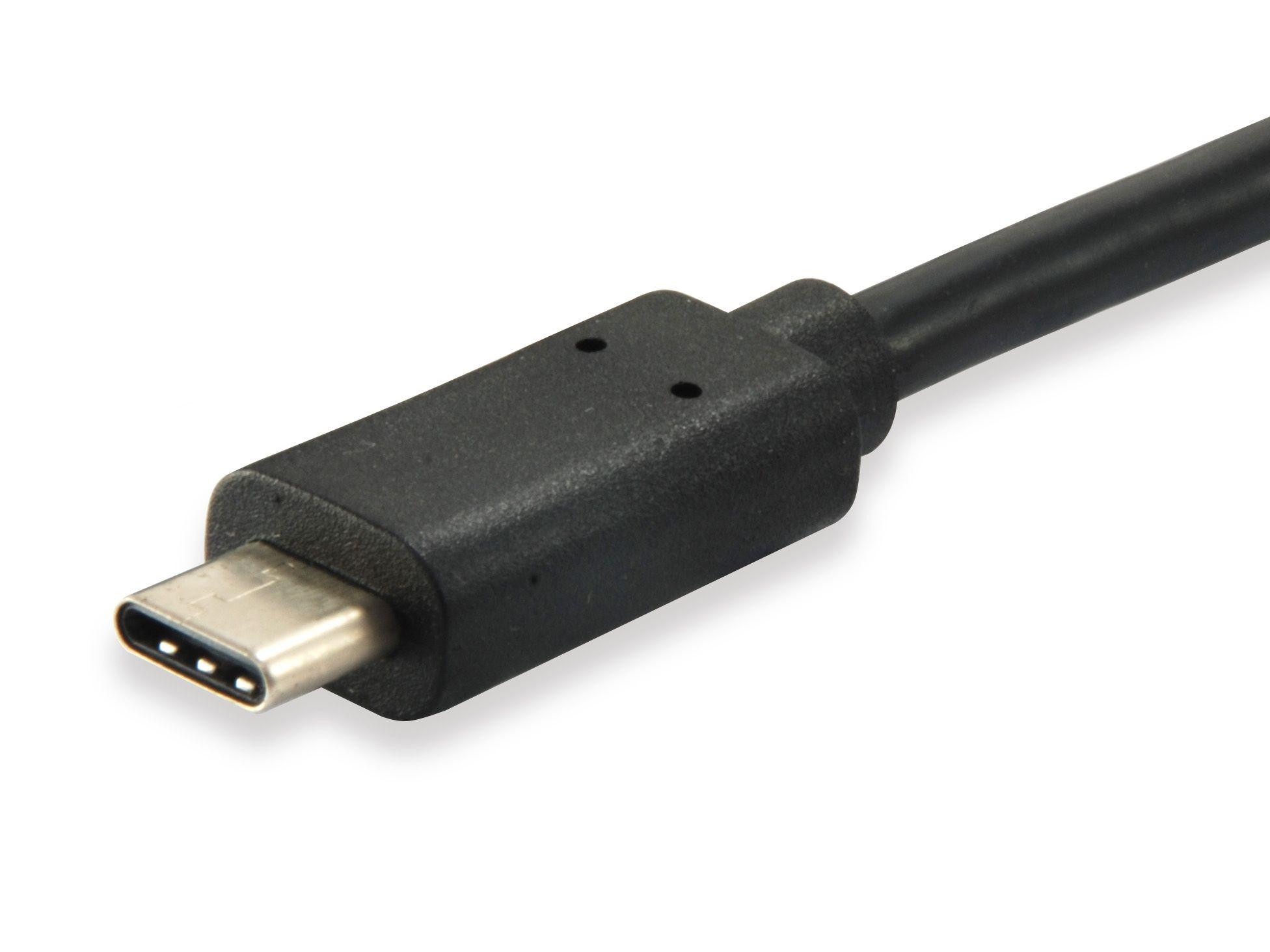 Cabo USB 2.0 EQUIP 12888207 (1 m - USB C - USB B - Preto) — miniatura 3