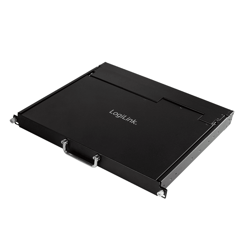 Consola KVM LOGILINK LC0005GE (8 Portas - Ecrã LCD LED de 17 Polegadas - Layout DE)