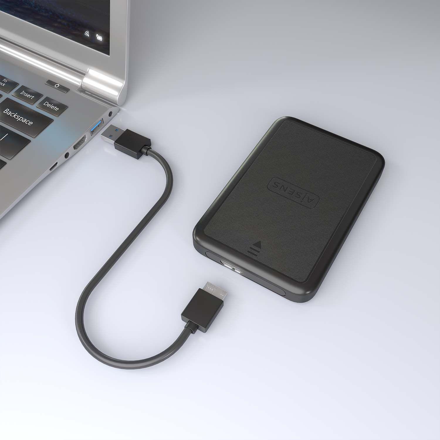 Caixa Externa AISENS ASE-2519B (2,5" SATA para USB 3.2 Gen 1 - Preto), miniatura 7