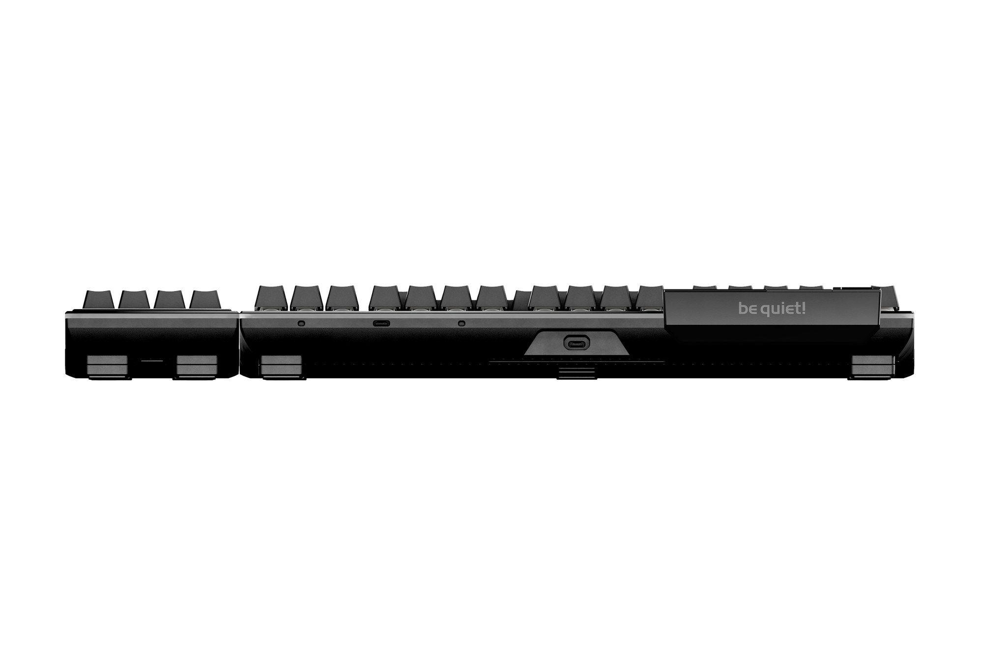 Teclado Gaming BE QUIET! Dark Mount Silent Linear (Alemão - be quiet! Silent Linear - Tamanho completo - Preto) — miniatura 3