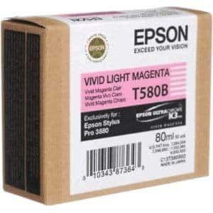 Tinteiro EPSON C13T580B00 (1000 folhas - Magenta Vivo Claro)