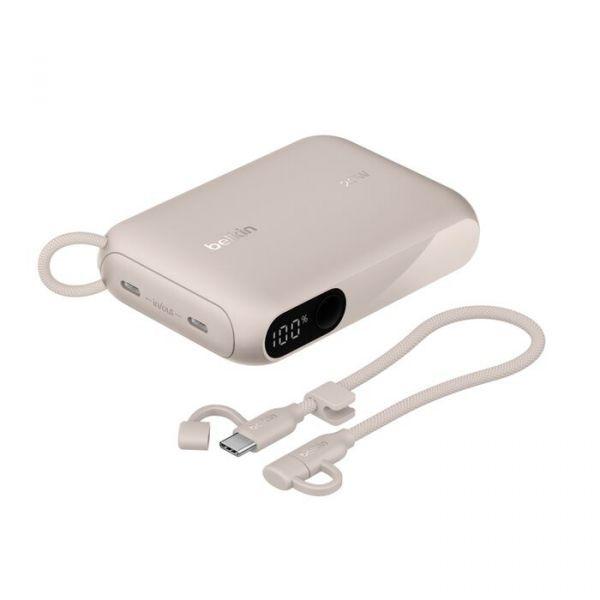 Powerbank BELKIN BPB027HQSD (10000 mAh - 20 W - Power Delivery - Areia), miniatura 2
