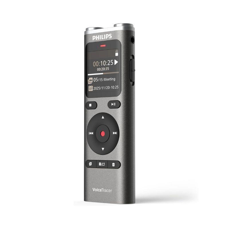 Gravador de Áudio Estéreo PHILIPS VoiceTracer DVT2075 (Até 35 horas)