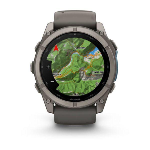 Smartwatch GARMIN Fenix 9 (Redondo - Android, iOS - AMOLED - Cinzento Pedra/Titânio) — miniatura 3