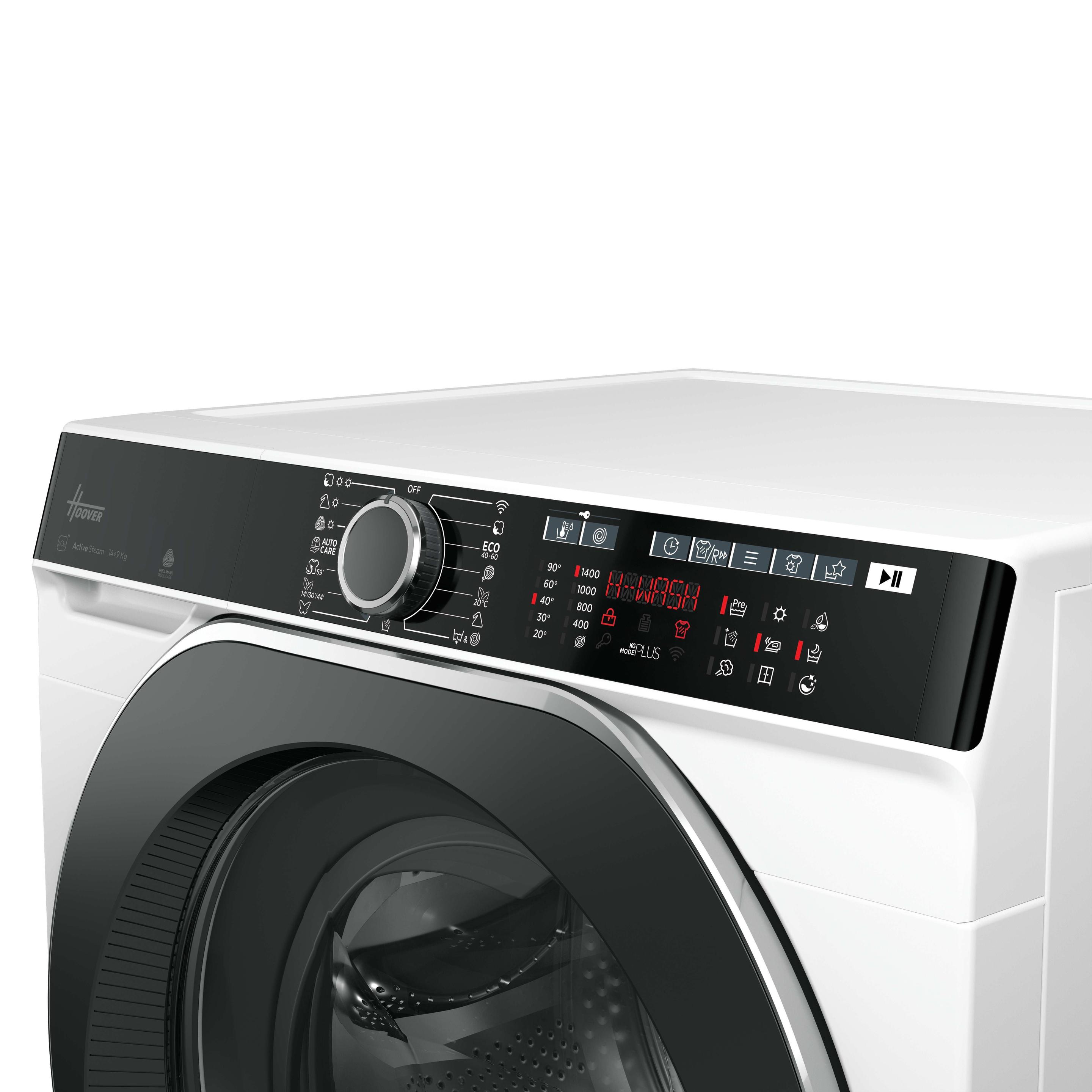 Máquina de Lavar e Secar Roupa Independente HOOVER HDP4149AMBC/1-S (B - 14 kg - 9 kg - Branco) — miniatura 6