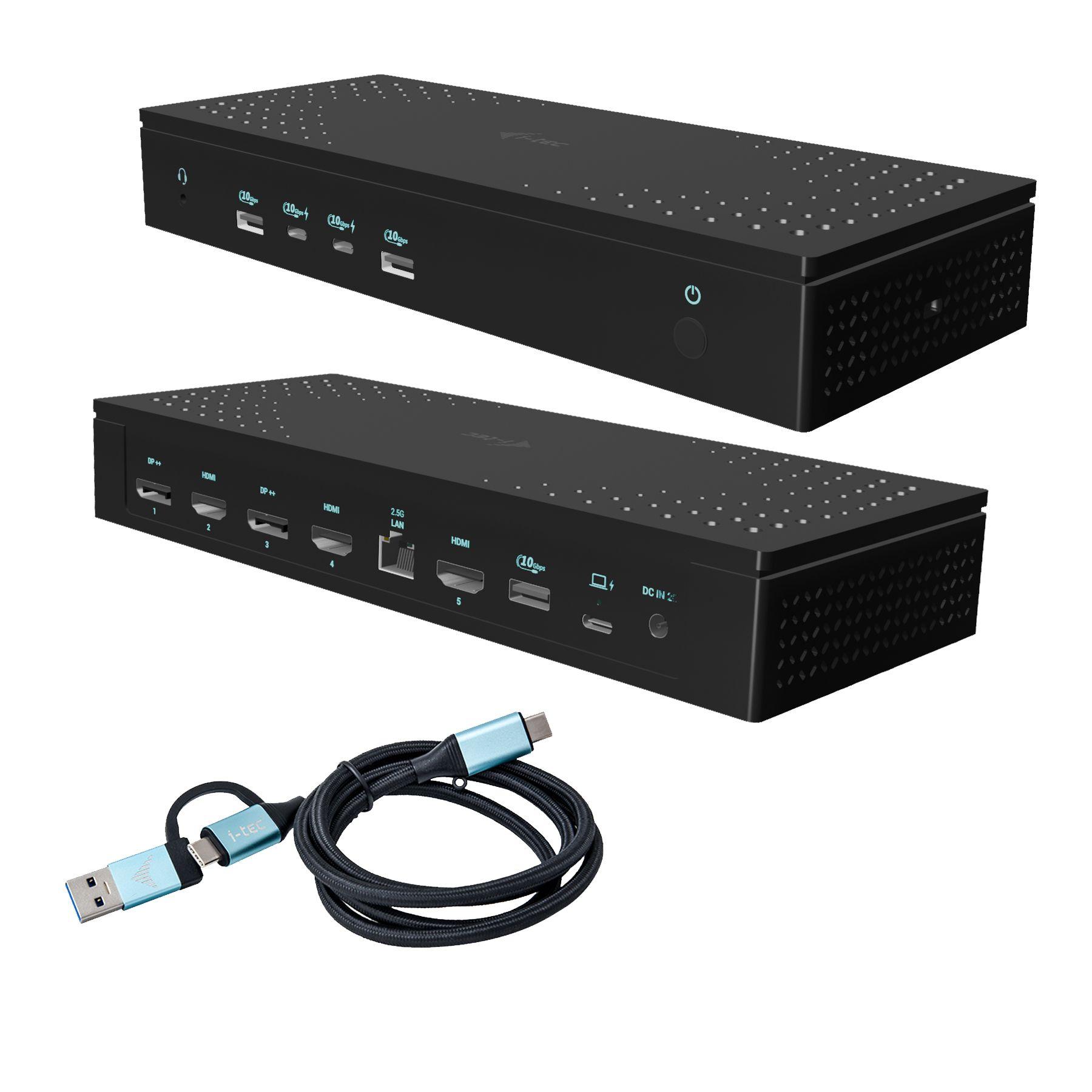 Docking Station I-TEC CA5MONITORDOCKPD (1 m - Preto)