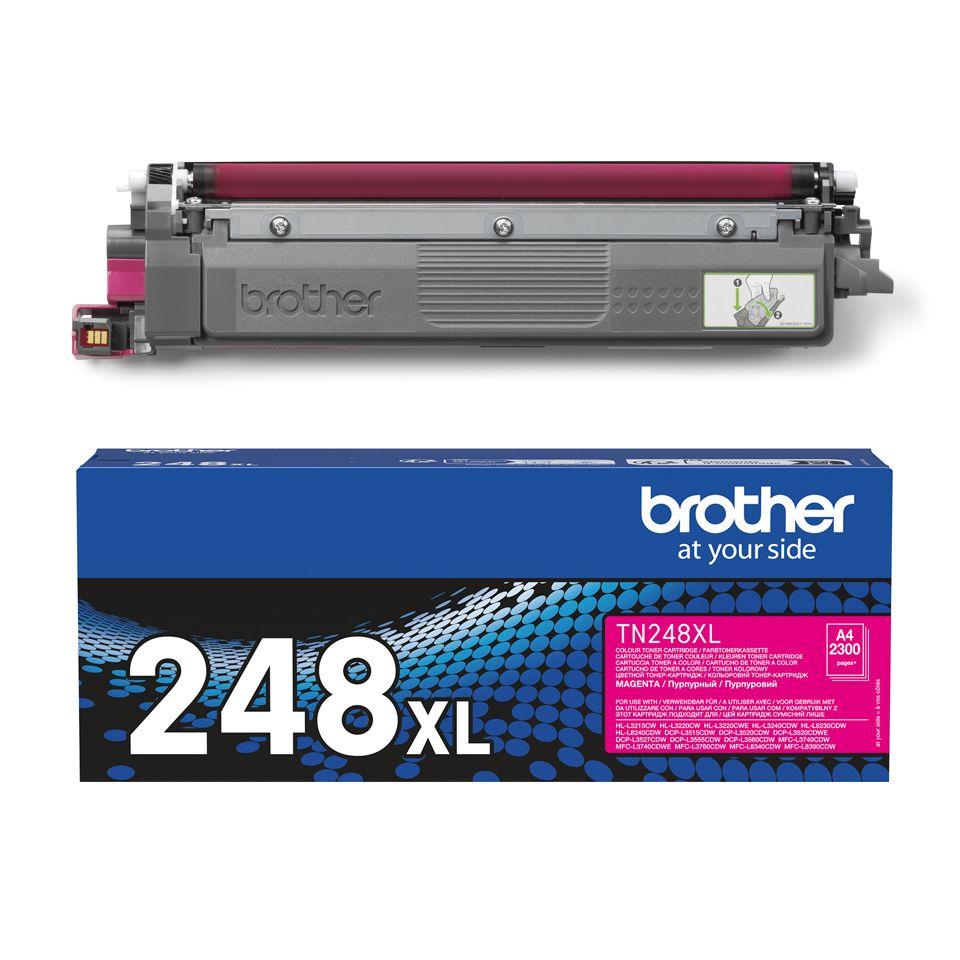 Toner BROTHER TN-248XLM (2300 páginas - Magenta), miniatura 4