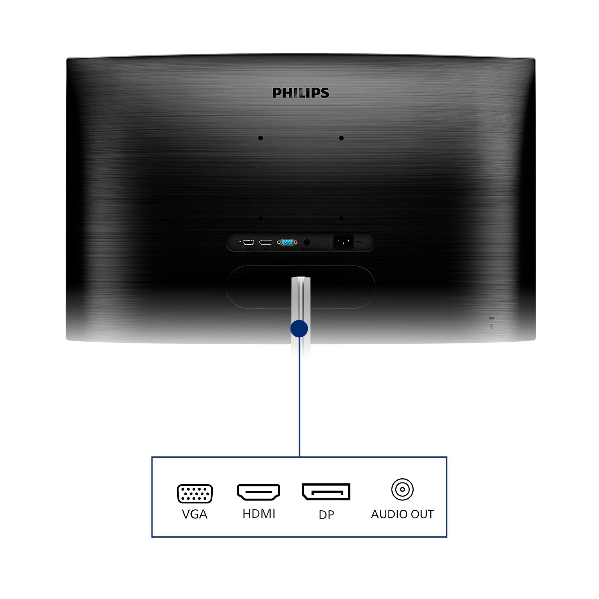 Monitor PHILIPS 325E1C/00 (31,5" - VA - 75 Hz - Preto) — miniatura 5