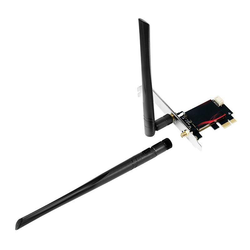 Placa de Rede Wi-Fi PCI-Express LOGILINK WL0248 (Wi-Fi 6E - 2,4 Gbit/s - 2,4 GHz, 5 GHz e 6 GHz), miniatura 4