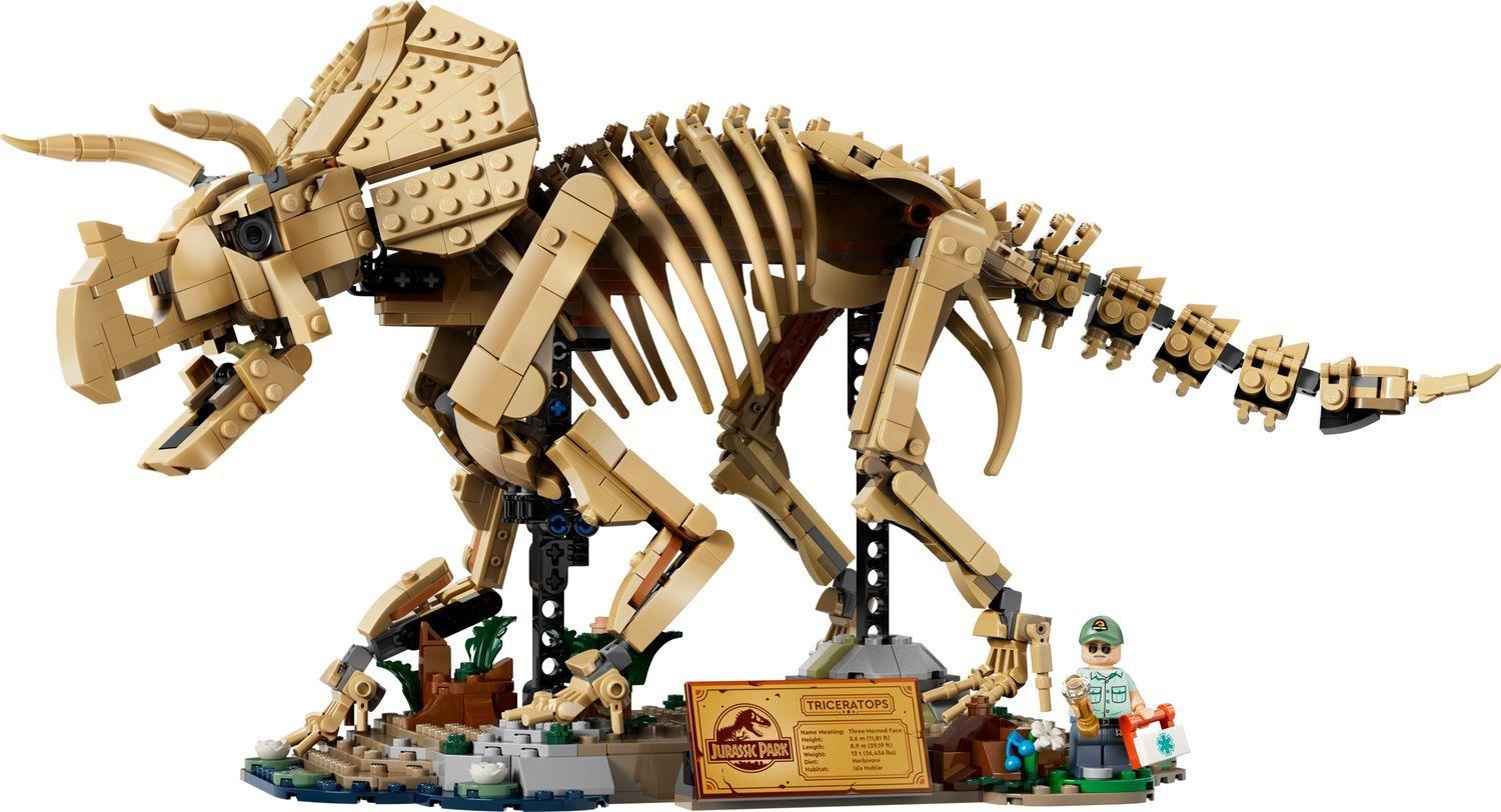 LEGO 77985 Jurassic World Fósseis de Dinossauros: Triceratops (18+ anos - 1154 peças)