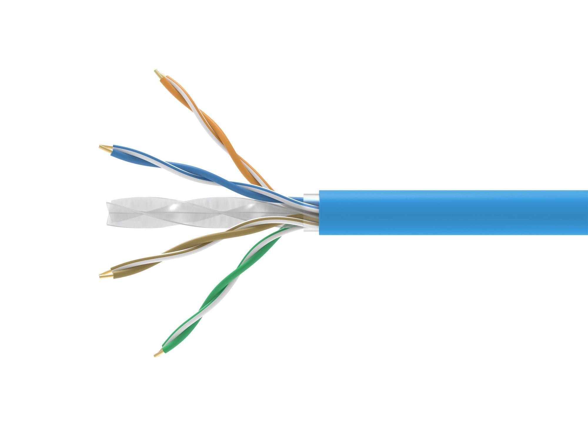 Cabo de Rede EQUIP 404542 (305 m - Cat6A - Azul)