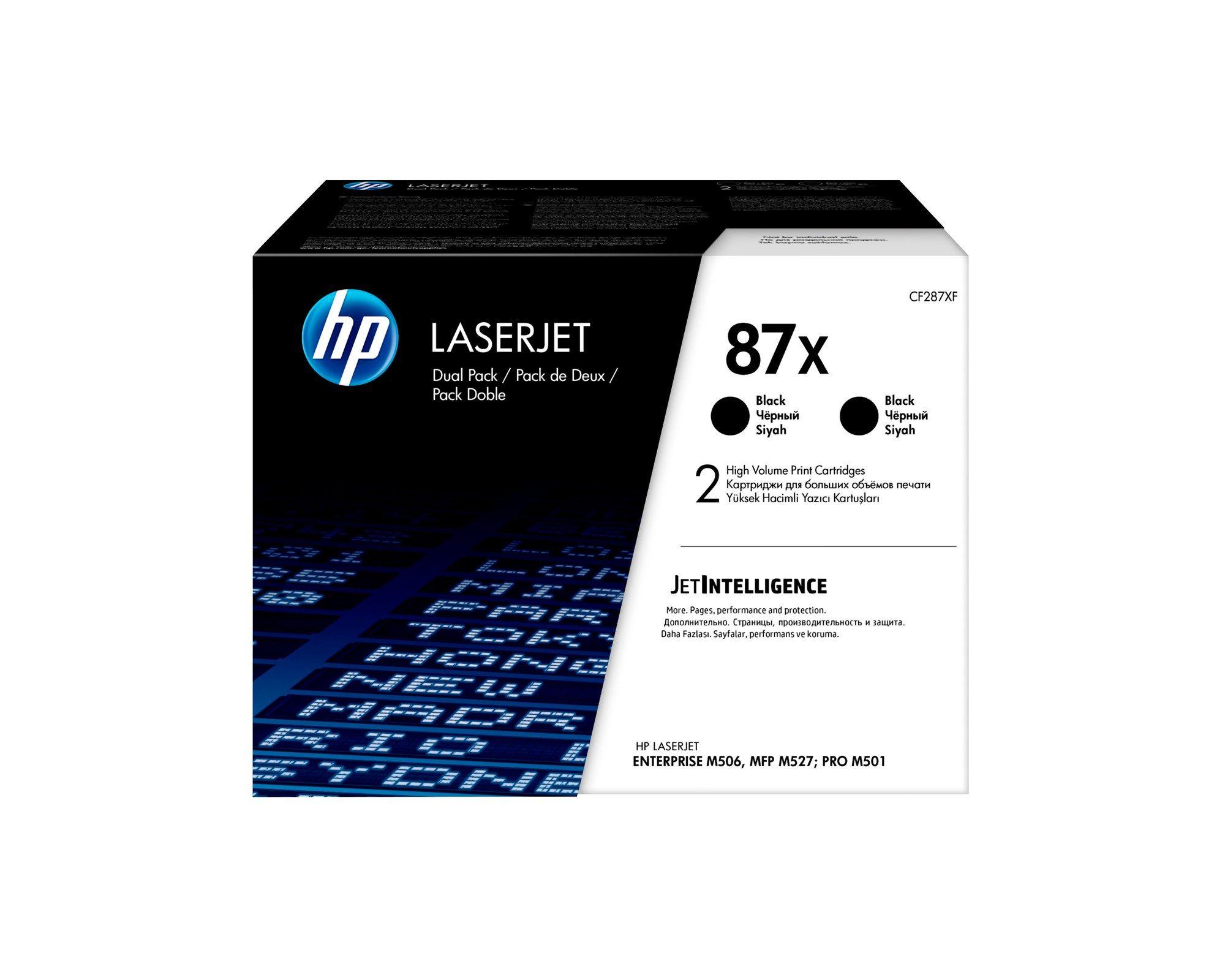 Toner HP CF287XD (36000 páginas - Preto)